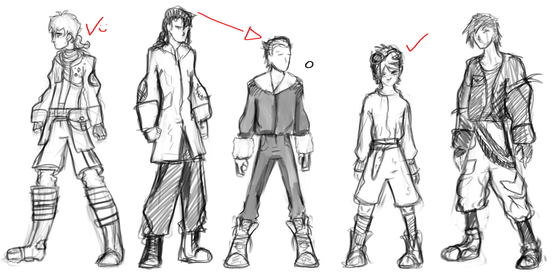 Reed Early Sketch Designs